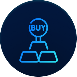 Purchase investment-grade bars in selected brands and weights.