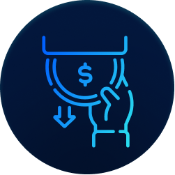 Withdraw coins or bars in person at designated vault offices.